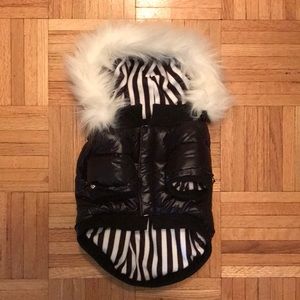 Henri Bendel Quilted Puffer Puppy Coat